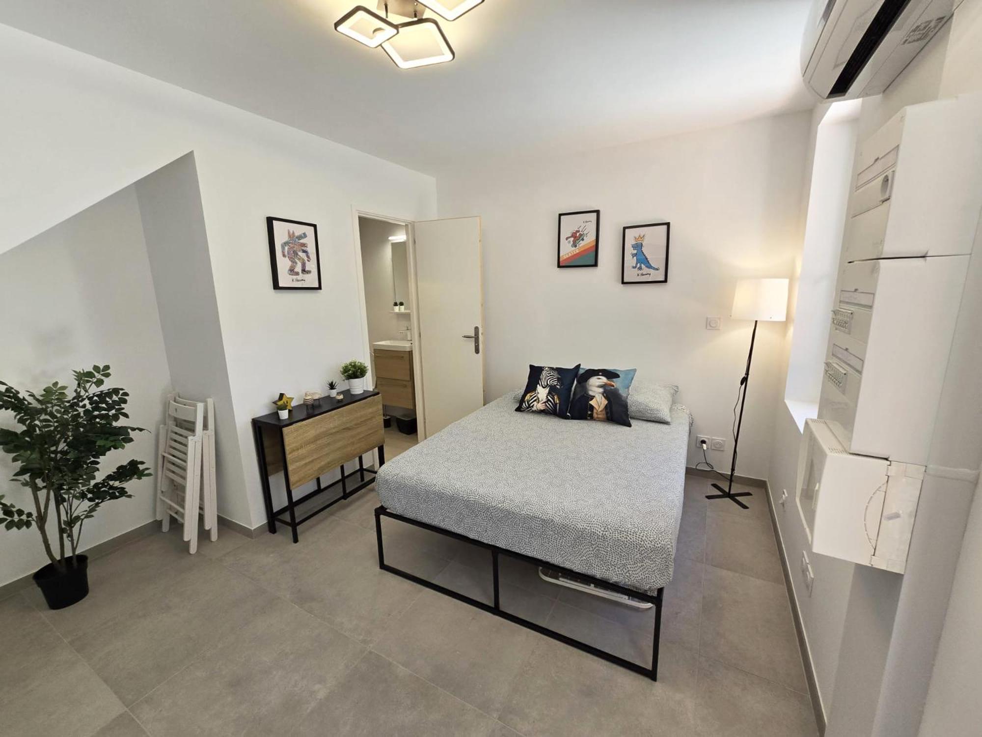 Gregbnb - Studio 17M2 - Terrasse - Clim - Ouest - 4 ตูลง ภายนอก รูปภาพ